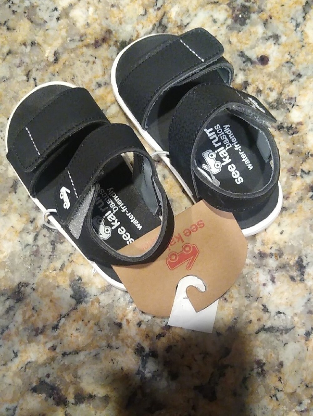 See Kai Run Black Velcro Water-Friendly Kids Sandals - Picture 5 of 5
